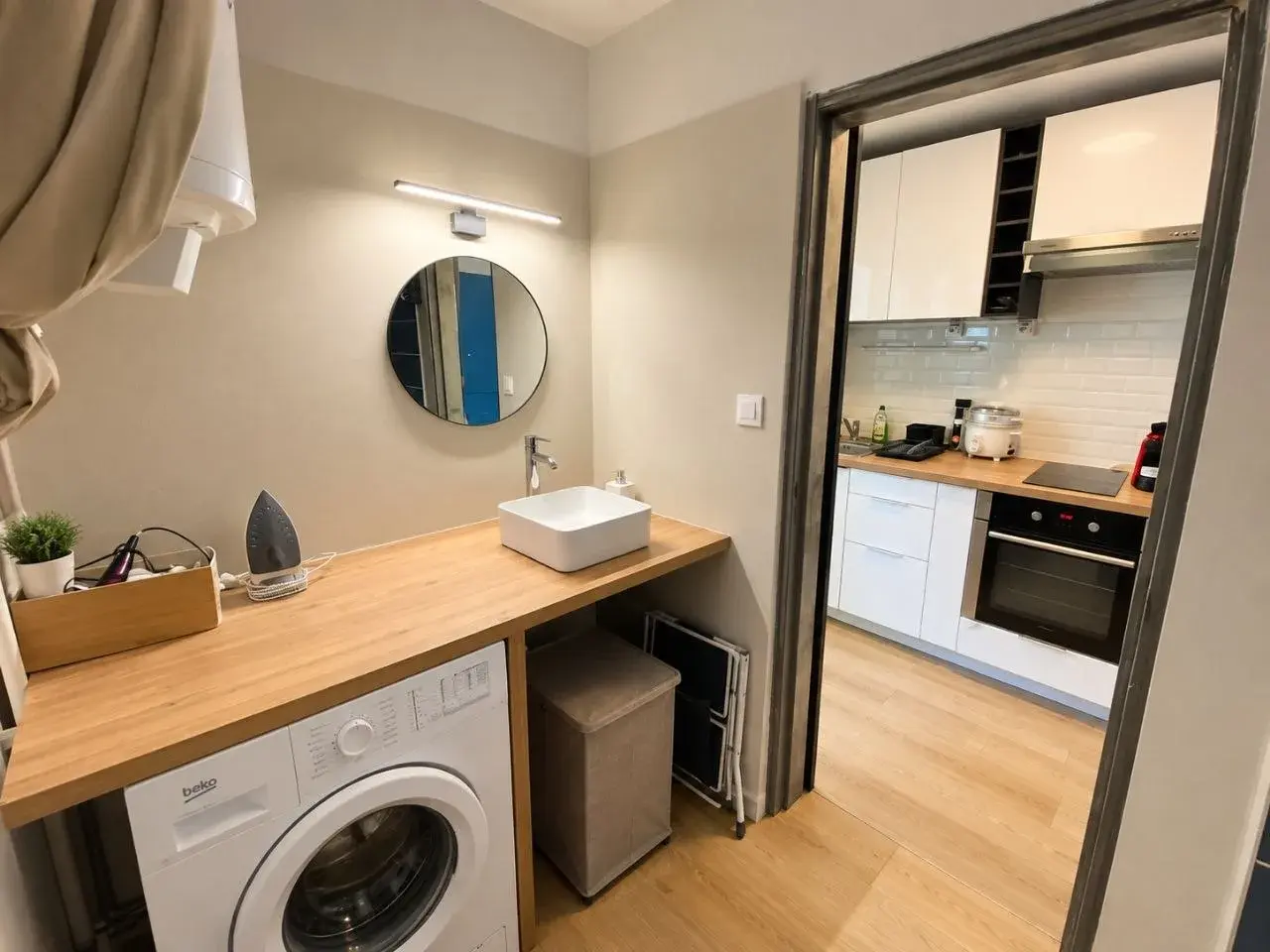 Photo 10 sur 12 du logement Studio meublé lumineux et équipé avec terrasse - Saint-Denis Centre